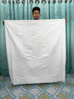 সলিড সাদা লুঙ্গি